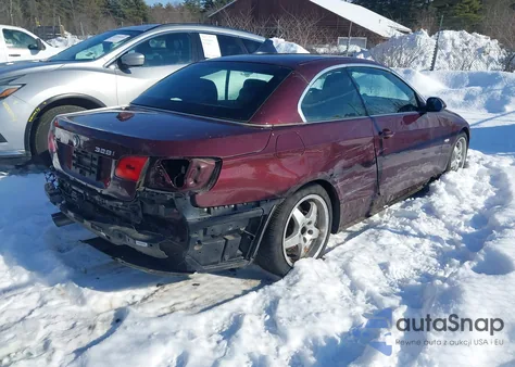 2008 BMW 328I z USA, uszkodzony, nr VIN WBAWL13558PX22630